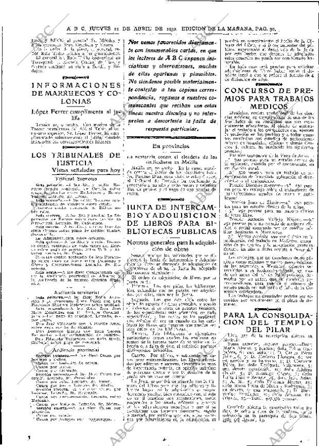 ABC MADRID 21-04-1932 página 30
