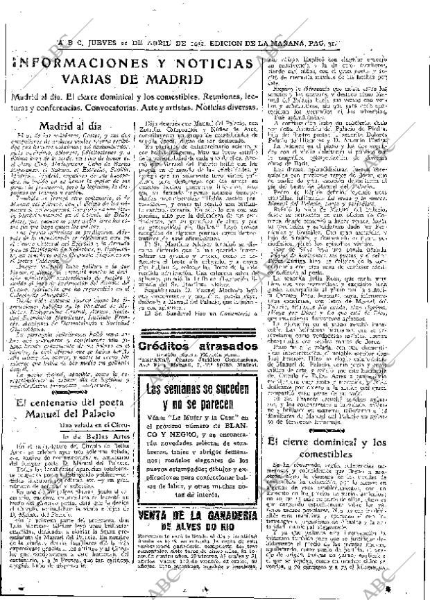 ABC MADRID 21-04-1932 página 31