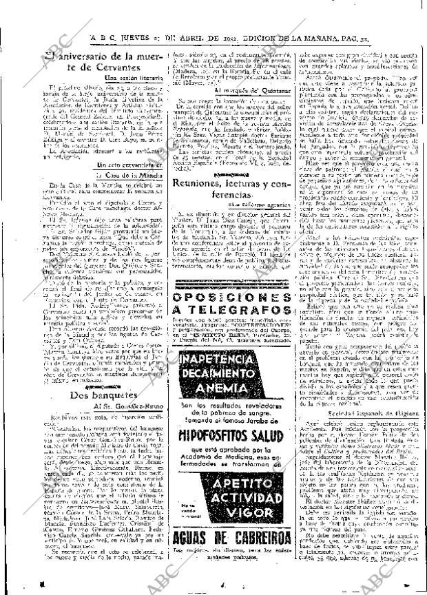 ABC MADRID 21-04-1932 página 32