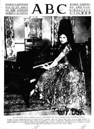 ABC MADRID 22-04-1932 página 1