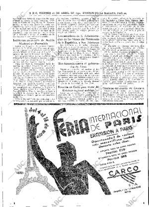 ABC MADRID 22-04-1932 página 20