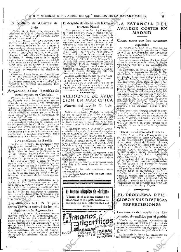 ABC MADRID 22-04-1932 página 27