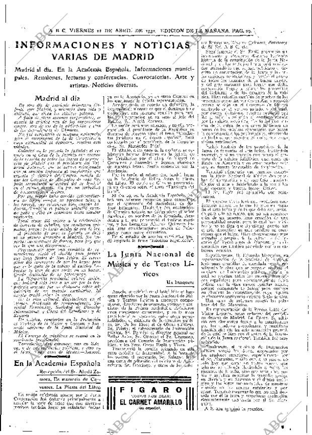 ABC MADRID 22-04-1932 página 29