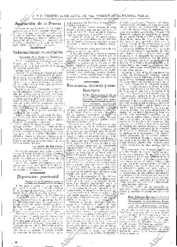 ABC MADRID 22-04-1932 página 30