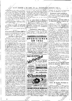 ABC MADRID 23-04-1932 página 20