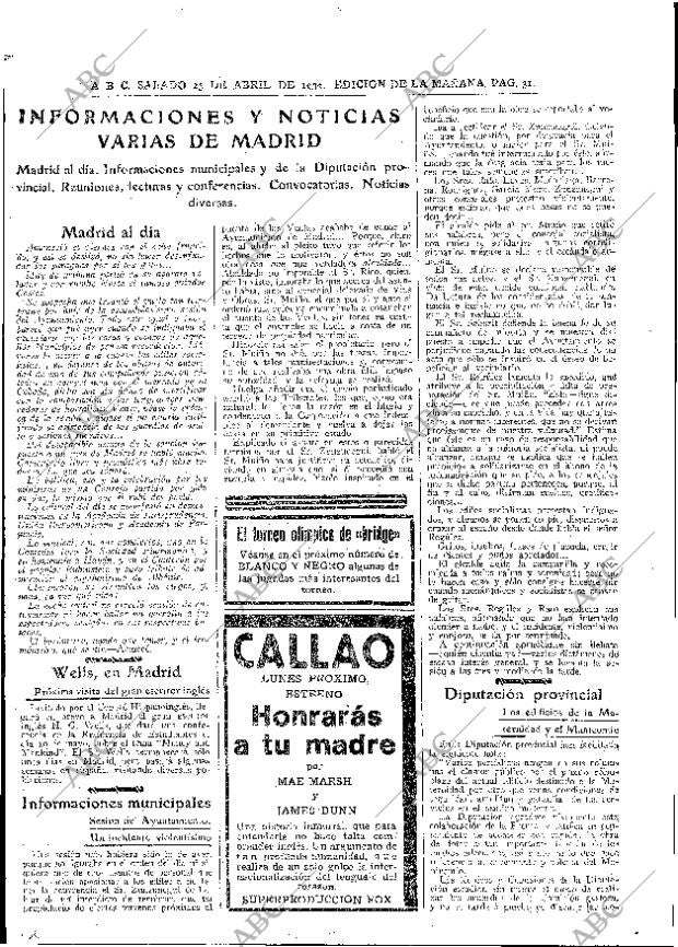ABC MADRID 23-04-1932 página 31