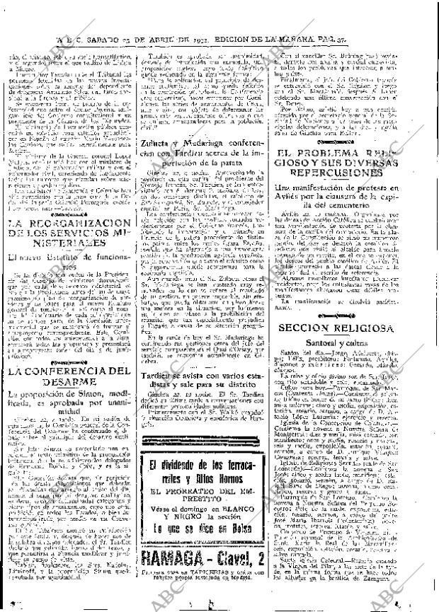 ABC MADRID 23-04-1932 página 37