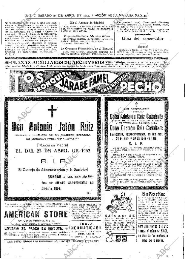 ABC MADRID 23-04-1932 página 43