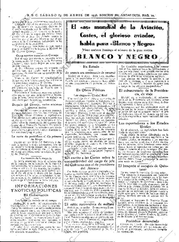 ABC SEVILLA 23-04-1932 página 17