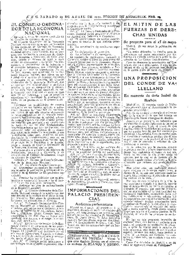 ABC SEVILLA 23-04-1932 página 19