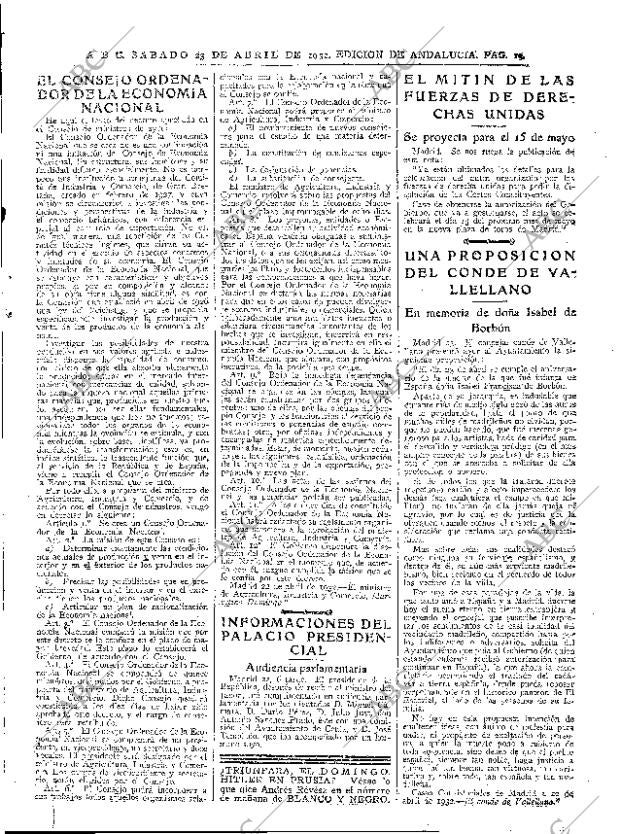 ABC SEVILLA 23-04-1932 página 19