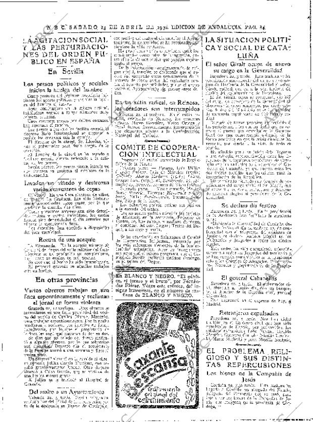 ABC SEVILLA 23-04-1932 página 24