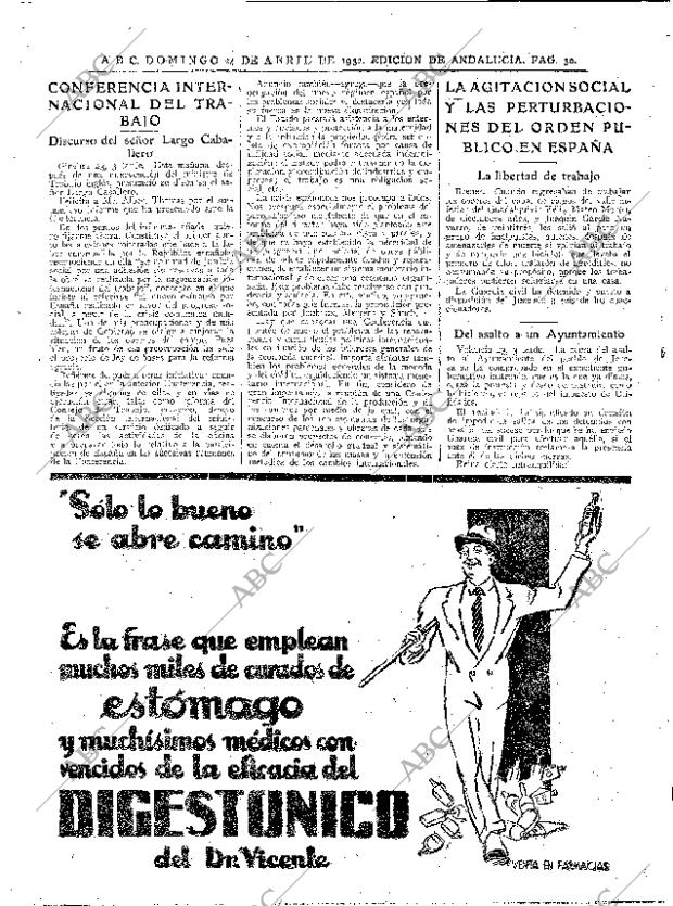 ABC SEVILLA 24-04-1932 página 30