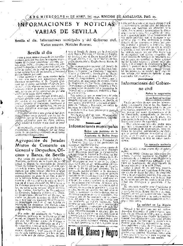 ABC SEVILLA 27-04-1932 página 27