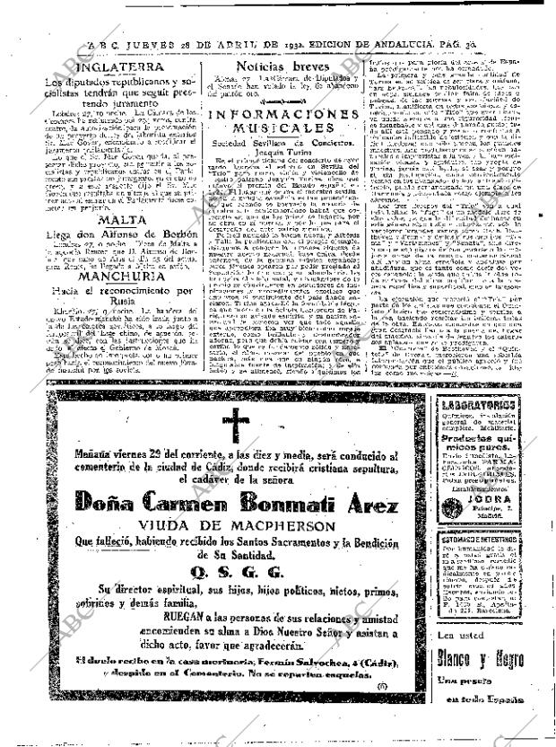 ABC SEVILLA 28-04-1932 página 30