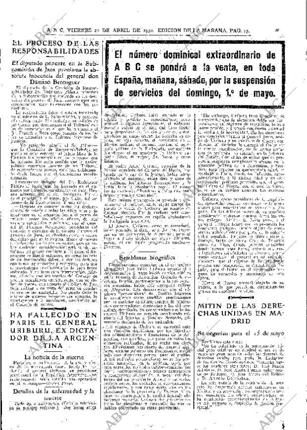 ABC MADRID 29-04-1932 página 17