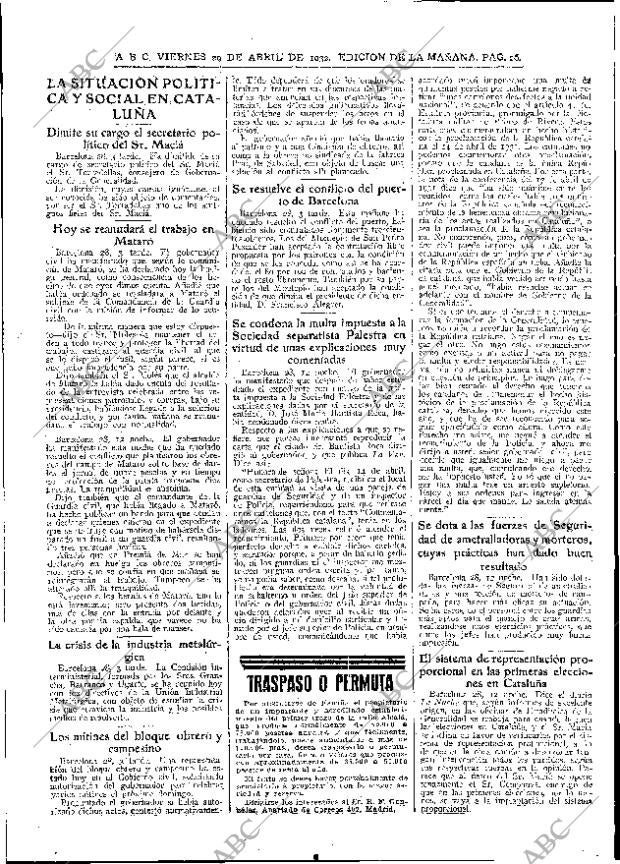 ABC MADRID 29-04-1932 página 26