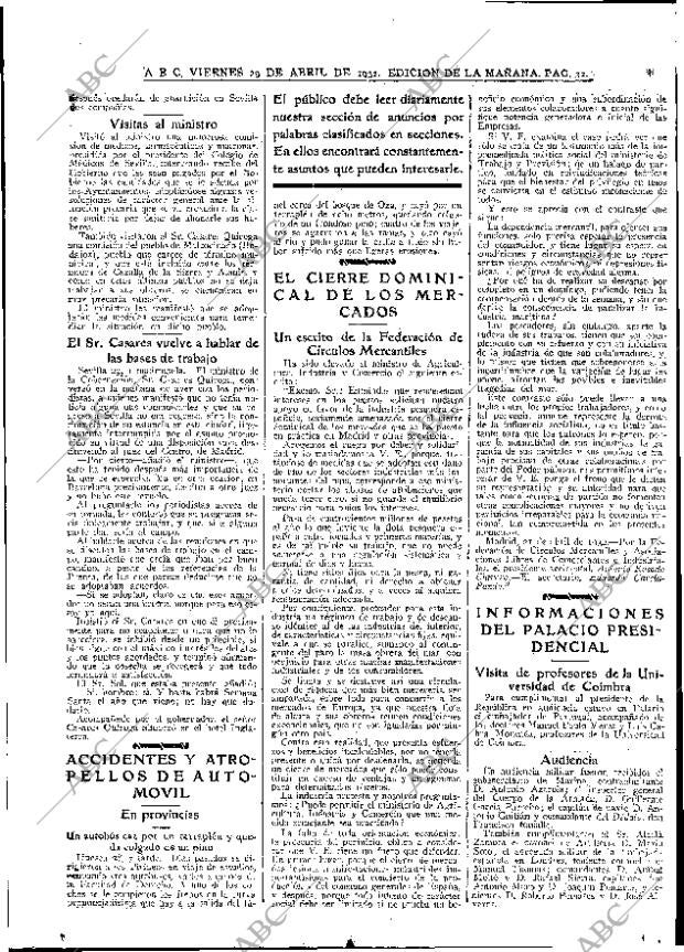 ABC MADRID 29-04-1932 página 32