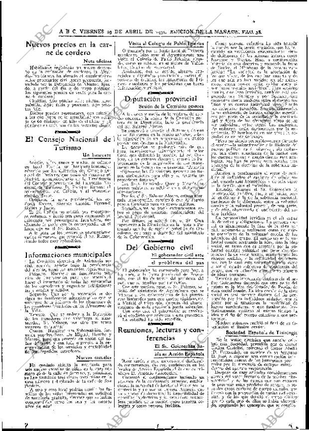 ABC MADRID 29-04-1932 página 38