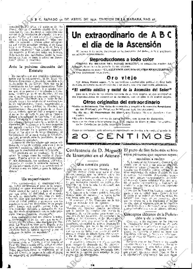 ABC MADRID 30-04-1932 página 11