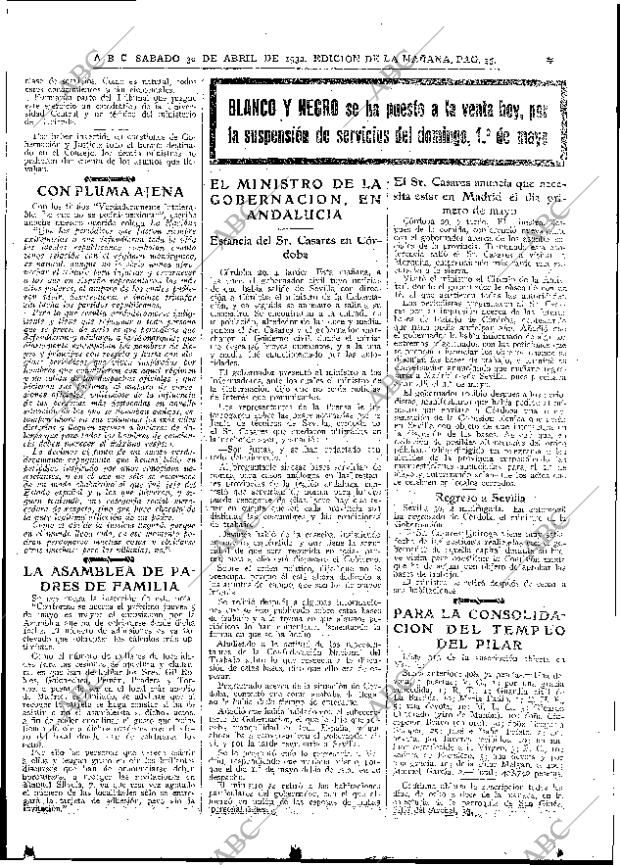 ABC MADRID 30-04-1932 página 5