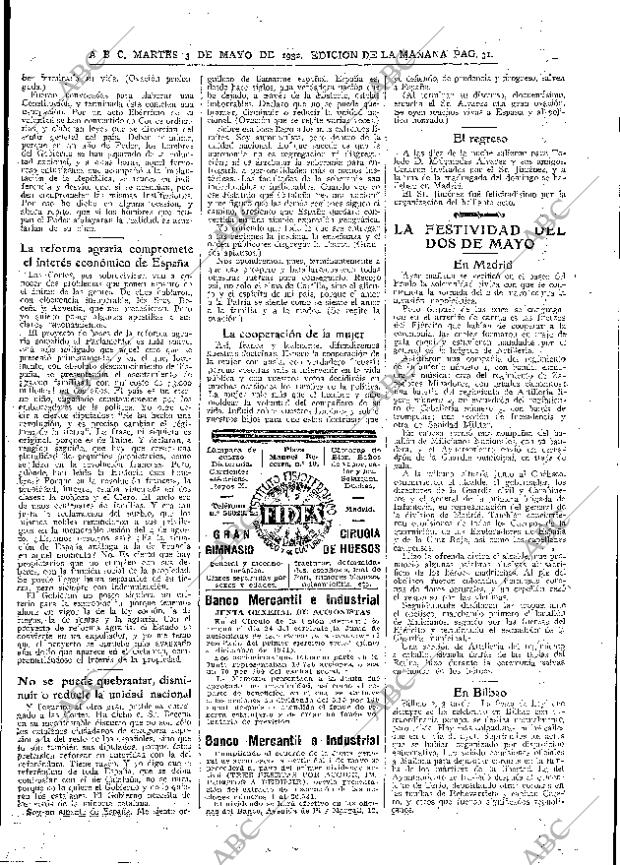 ABC MADRID 03-05-1932 página 31