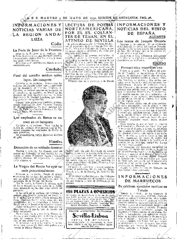 ABC SEVILLA 03-05-1932 página 36