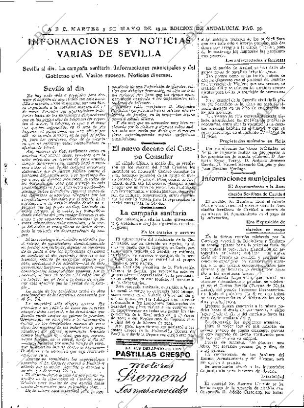 ABC SEVILLA 03-05-1932 página 39