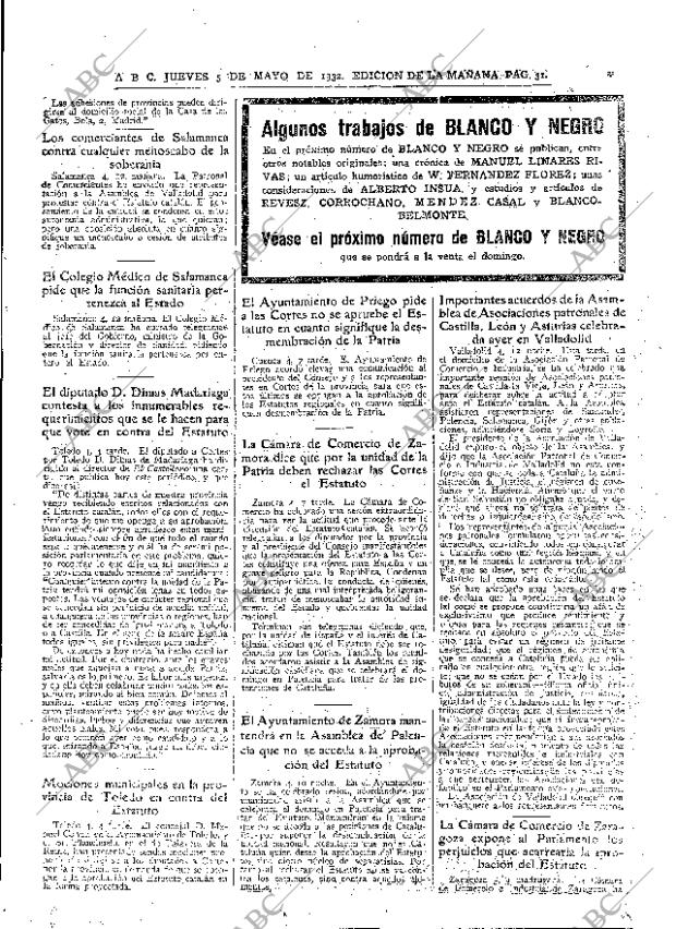 ABC MADRID 05-05-1932 página 31