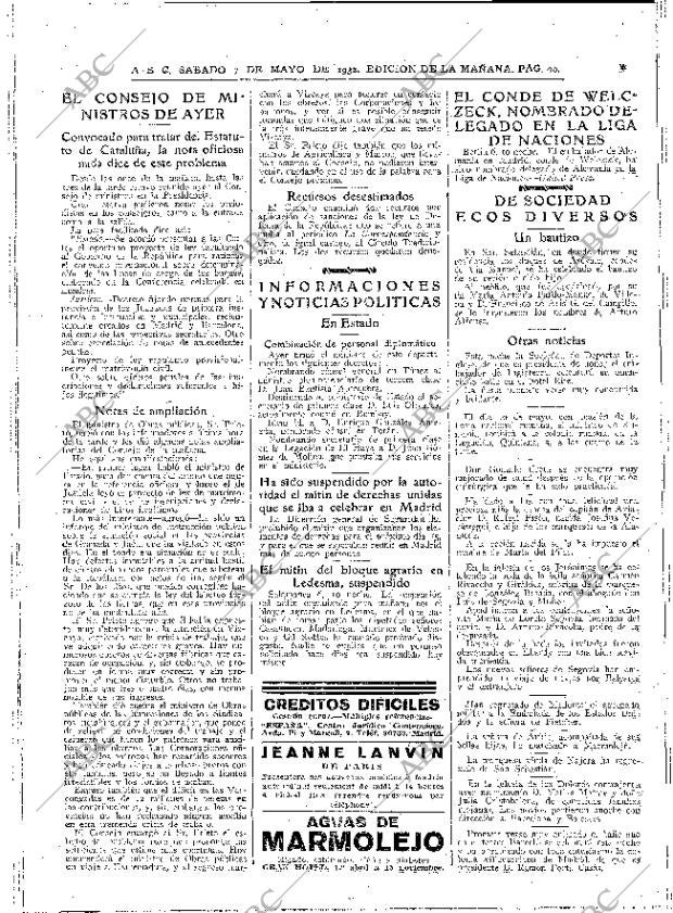 ABC MADRID 07-05-1932 página 20