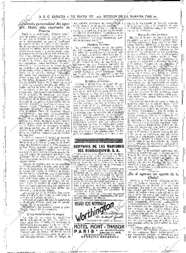 ABC MADRID 07-05-1932 página 22