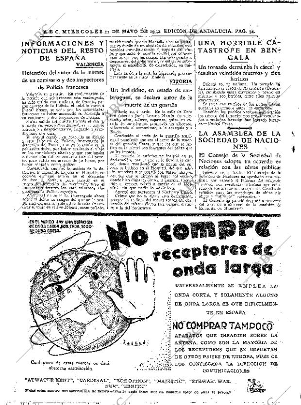 ABC SEVILLA 11-05-1932 página 34