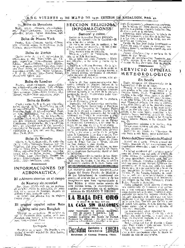 ABC SEVILLA 13-05-1932 página 42