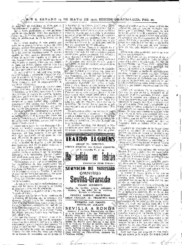 ABC SEVILLA 14-05-1932 página 22