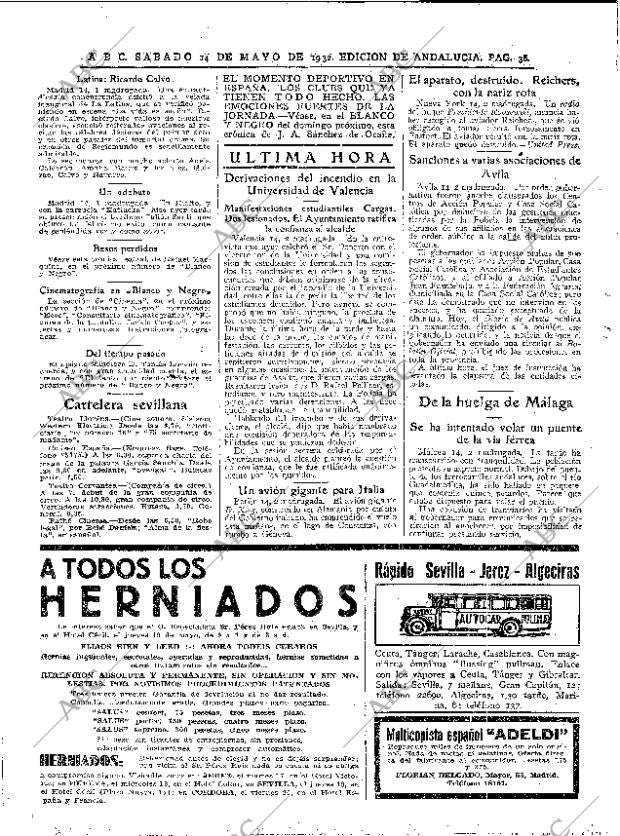 ABC SEVILLA 14-05-1932 página 36