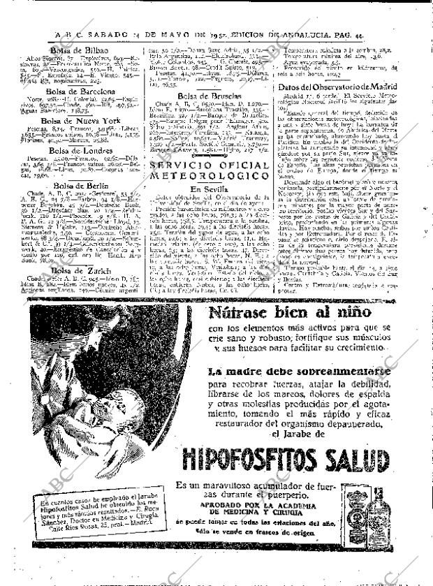 ABC SEVILLA 14-05-1932 página 44