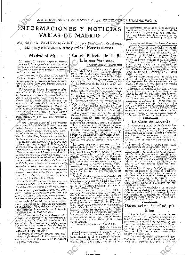 ABC MADRID 15-05-1932 página 51