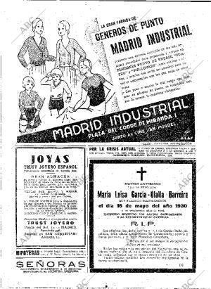 ABC MADRID 15-05-1932 página 74