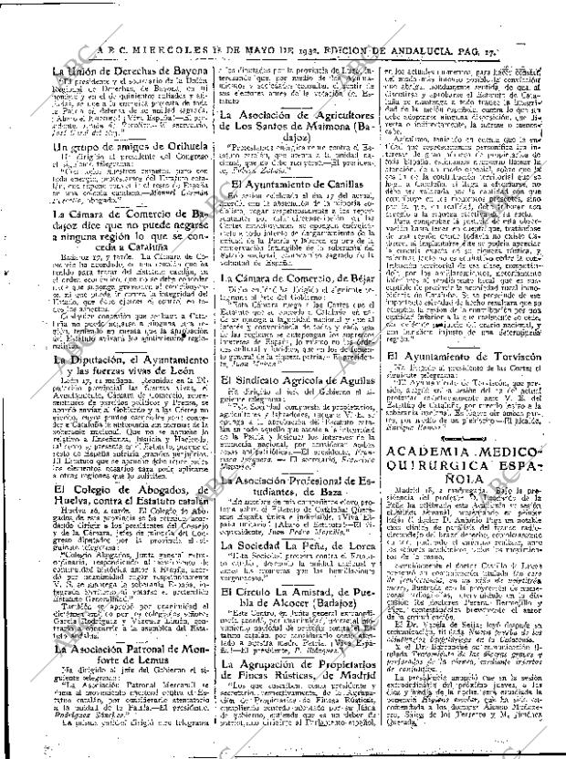 ABC SEVILLA 18-05-1932 página 17