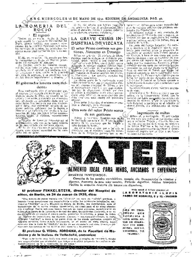 ABC SEVILLA 18-05-1932 página 30