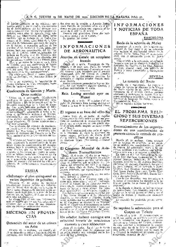 ABC MADRID 19-05-1932 página 37