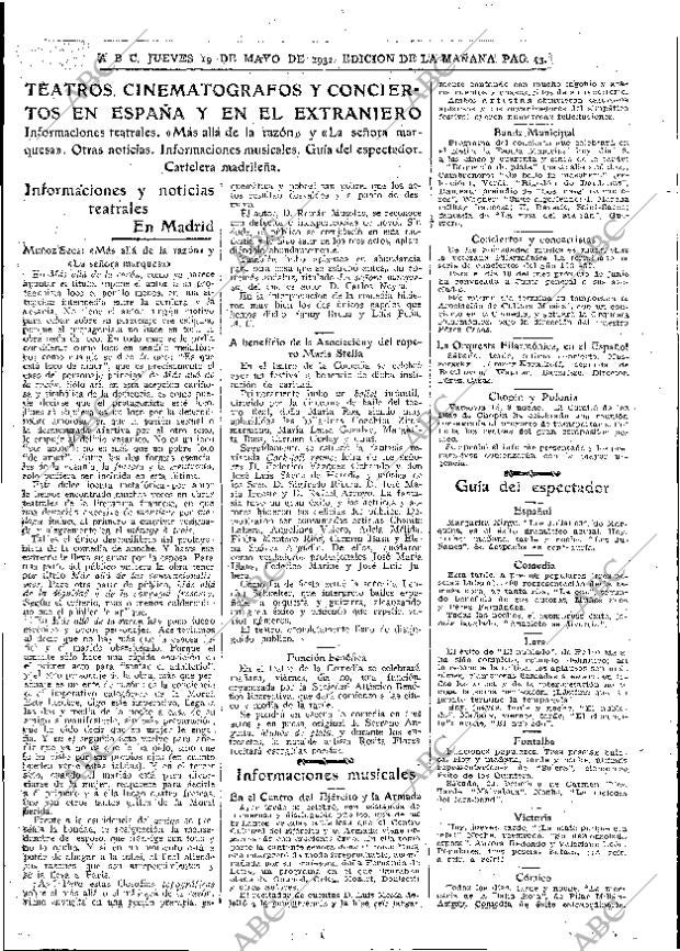 ABC MADRID 19-05-1932 página 43