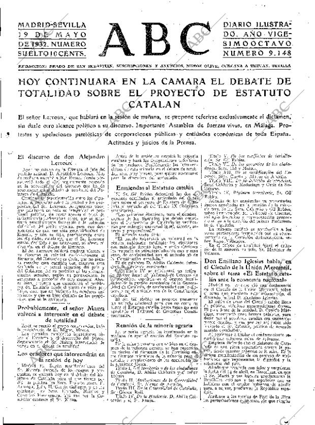 ABC SEVILLA 19-05-1932 página 15
