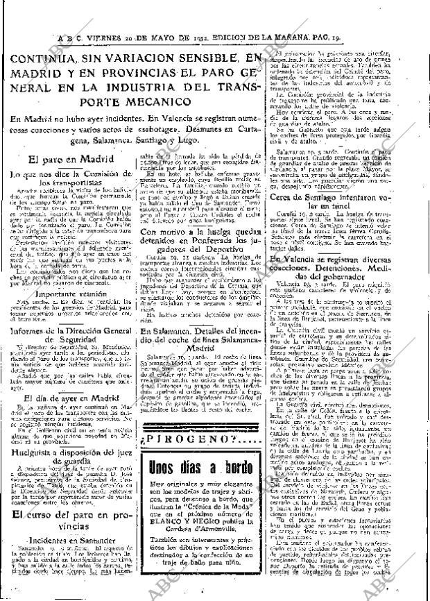 ABC MADRID 20-05-1932 página 19