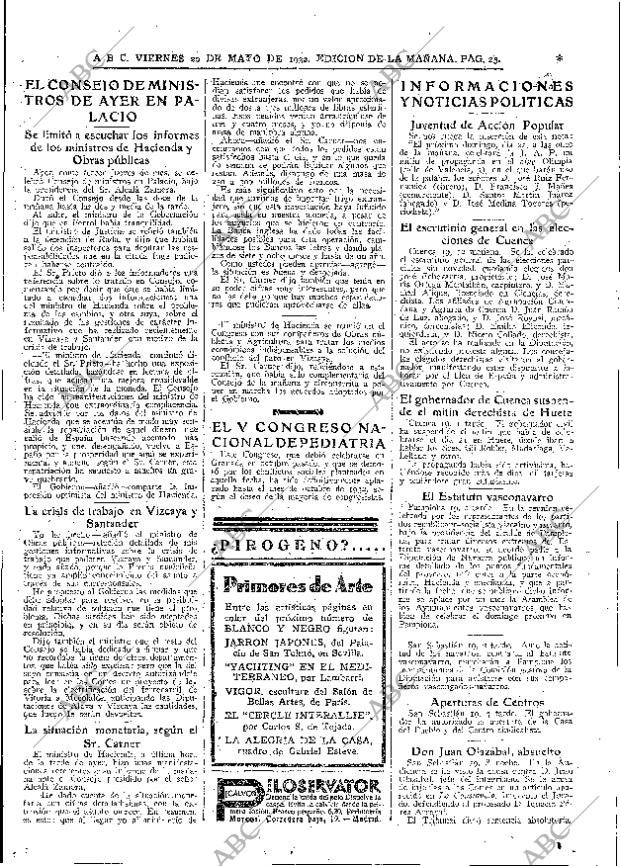 ABC MADRID 20-05-1932 página 25