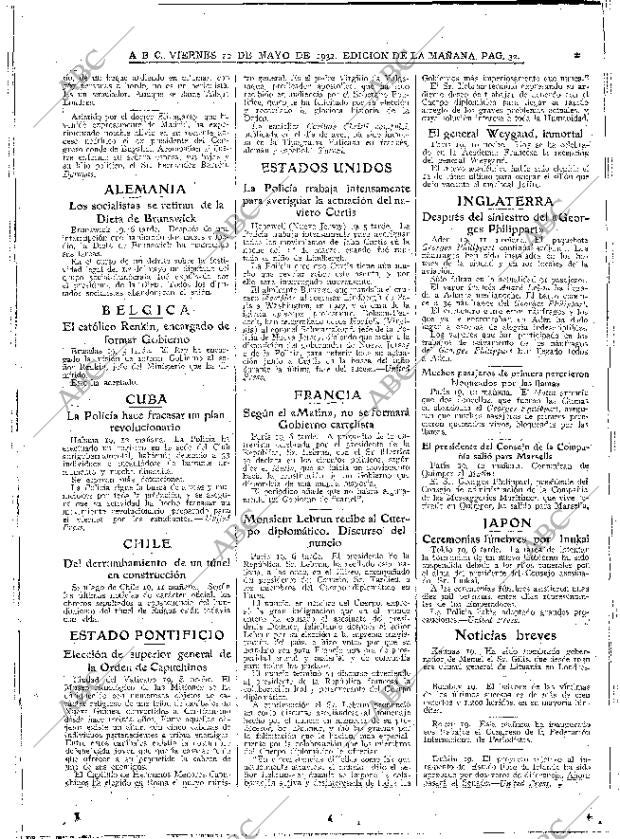 ABC MADRID 20-05-1932 página 32
