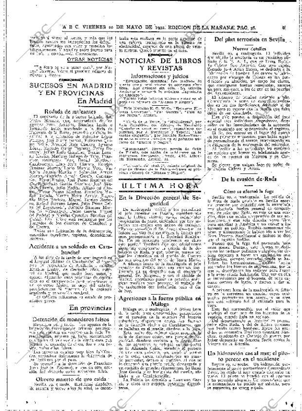 ABC MADRID 20-05-1932 página 36