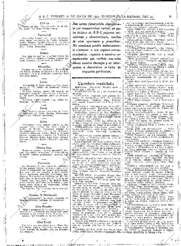 ABC MADRID 20-05-1932 página 40