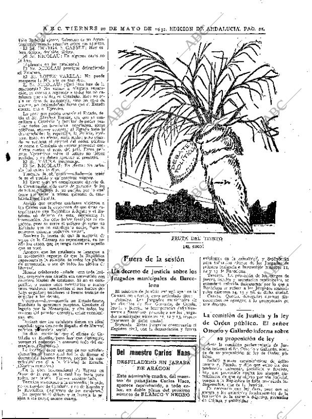 ABC SEVILLA 20-05-1932 página 21