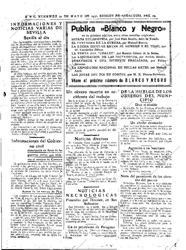 ABC SEVILLA 20-05-1932 página 29